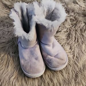 UGG Kids' Purple Boots with Faux Fur